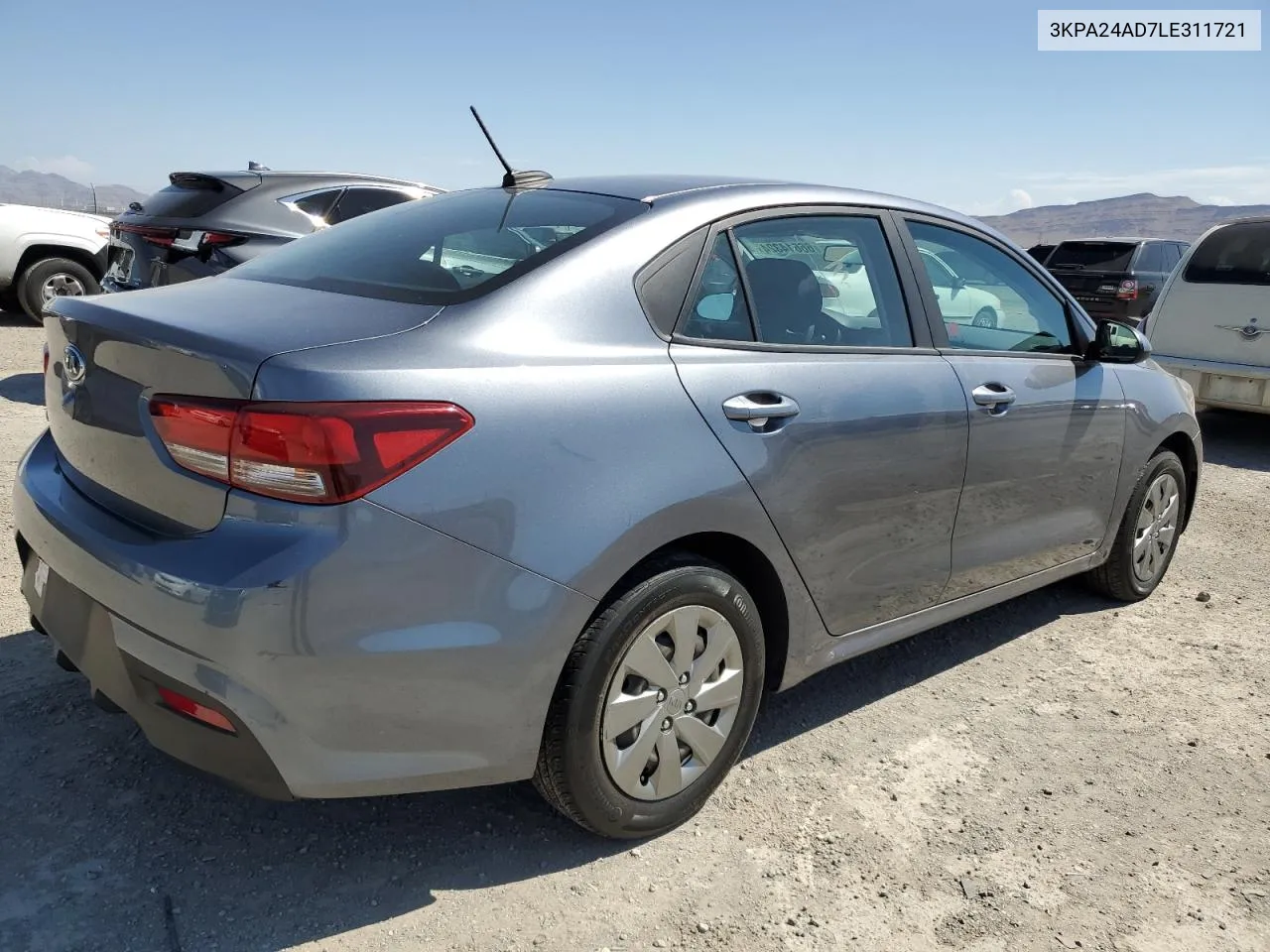 3KPA24AD7LE311721 2020 Kia Rio Lx