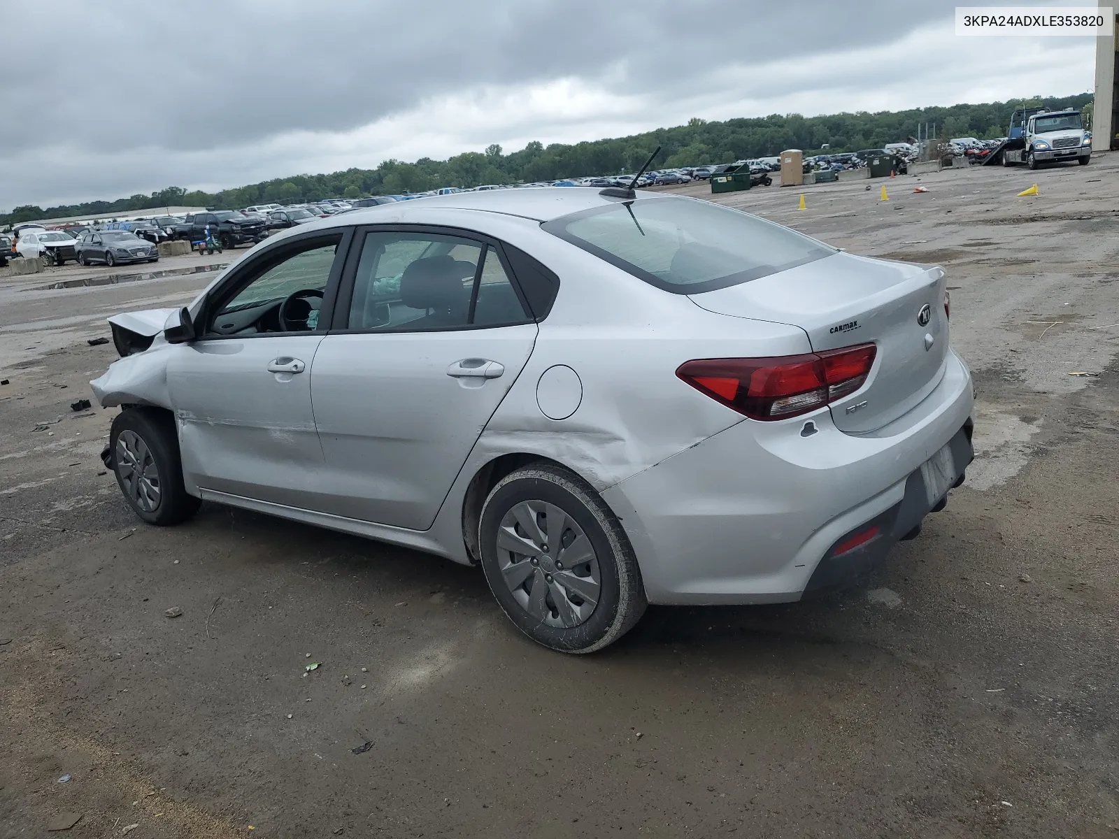 2020 Kia Rio Lx VIN: 3KPA24ADXLE353820 Lot: 66817164