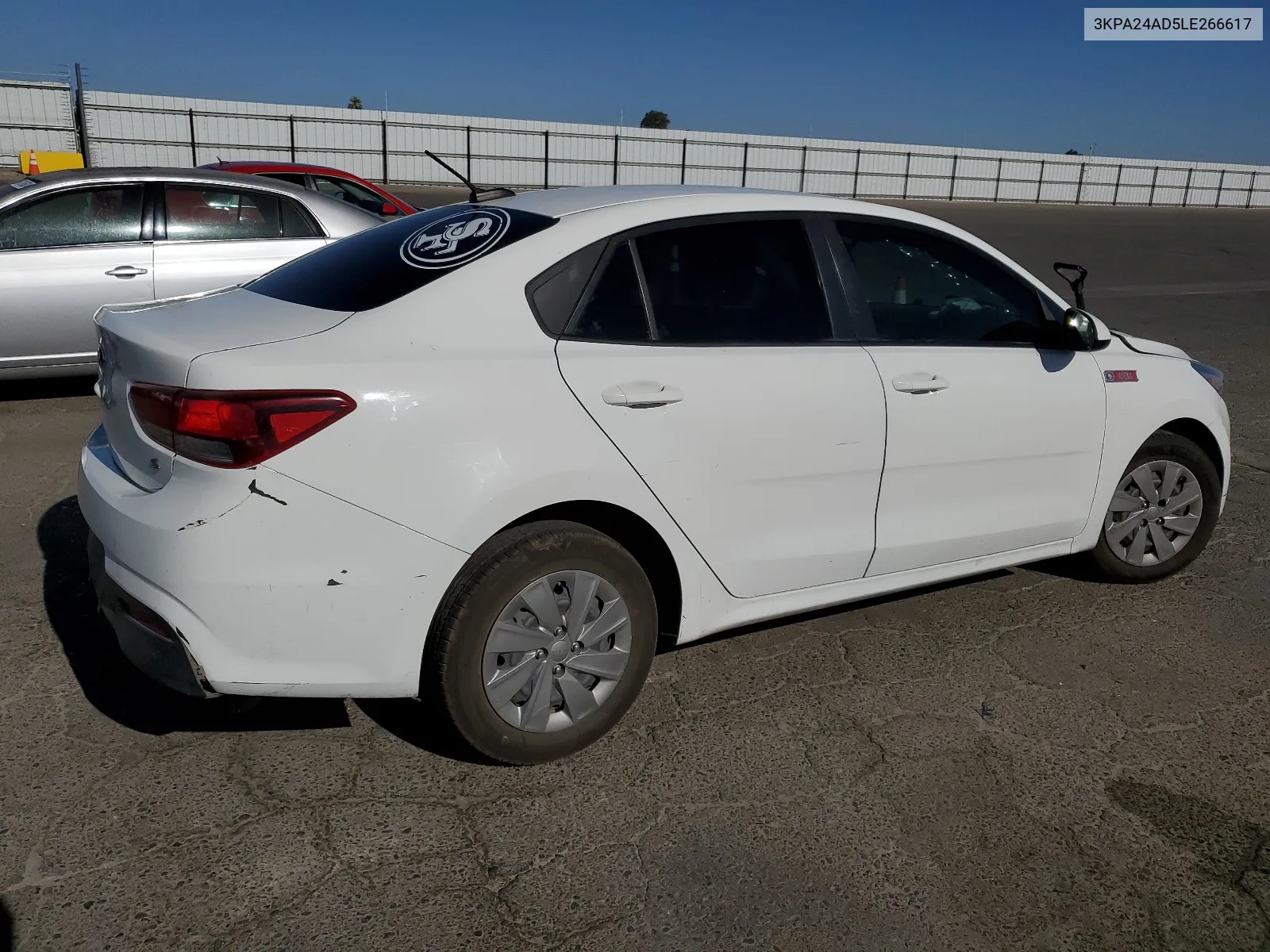 2020 Kia Rio Lx VIN: 3KPA24AD5LE266617 Lot: 67004594