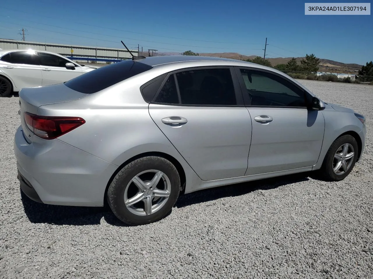 2020 Kia Rio Lx VIN: 3KPA24AD1LE307194 Lot: 67388034