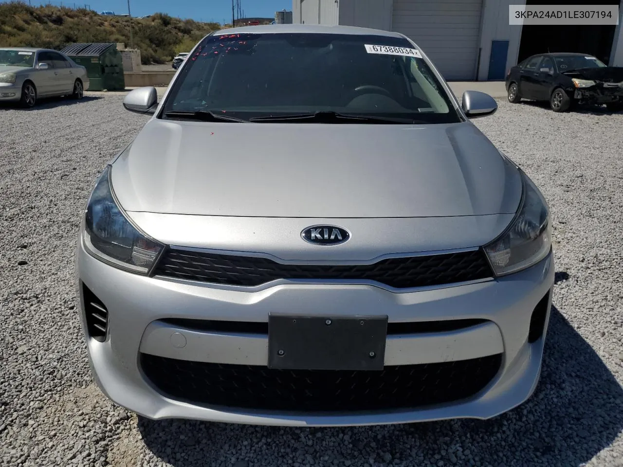 2020 Kia Rio Lx VIN: 3KPA24AD1LE307194 Lot: 67388034