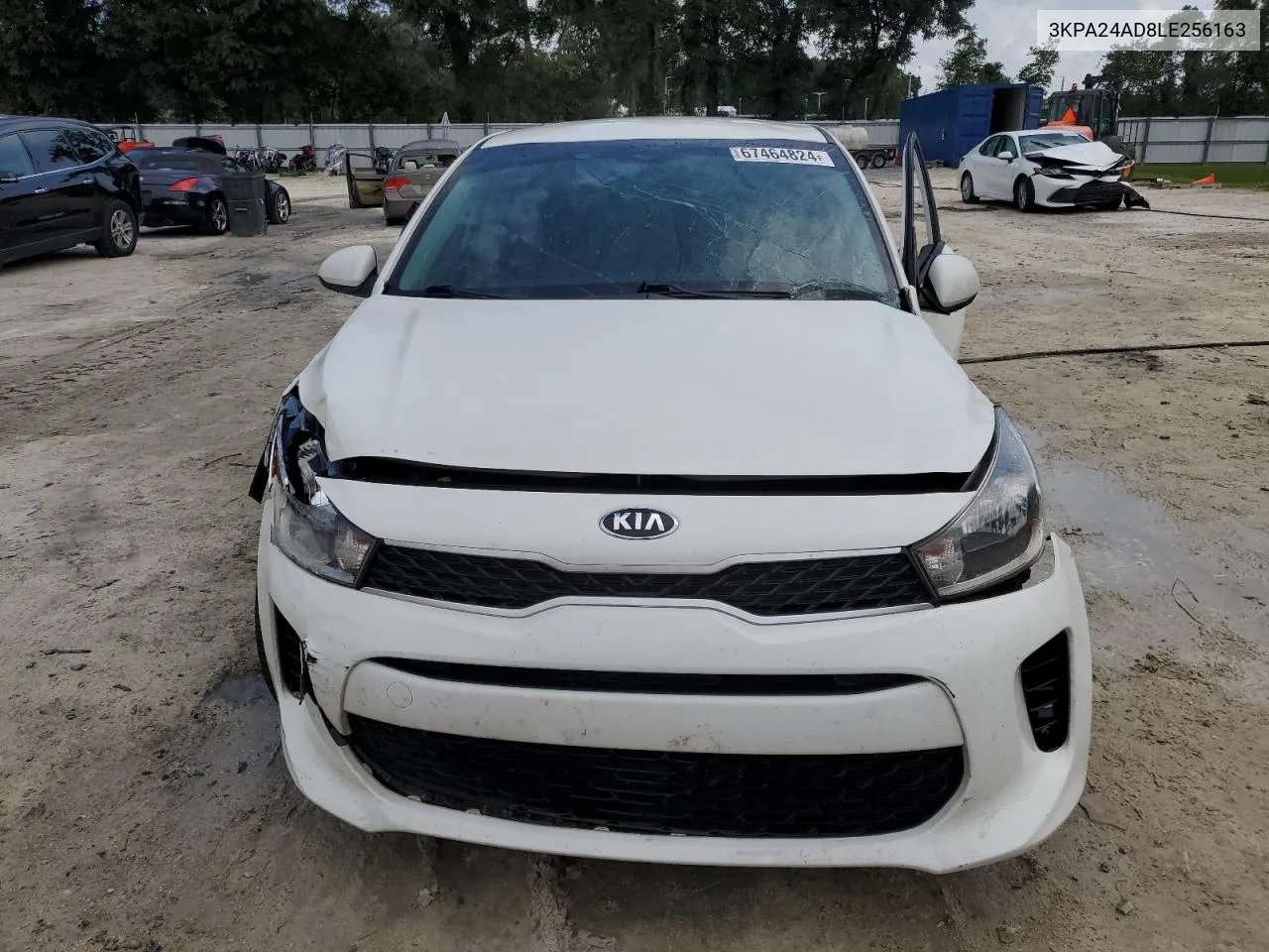 2020 Kia Rio Lx VIN: 3KPA24AD8LE256163 Lot: 67464824