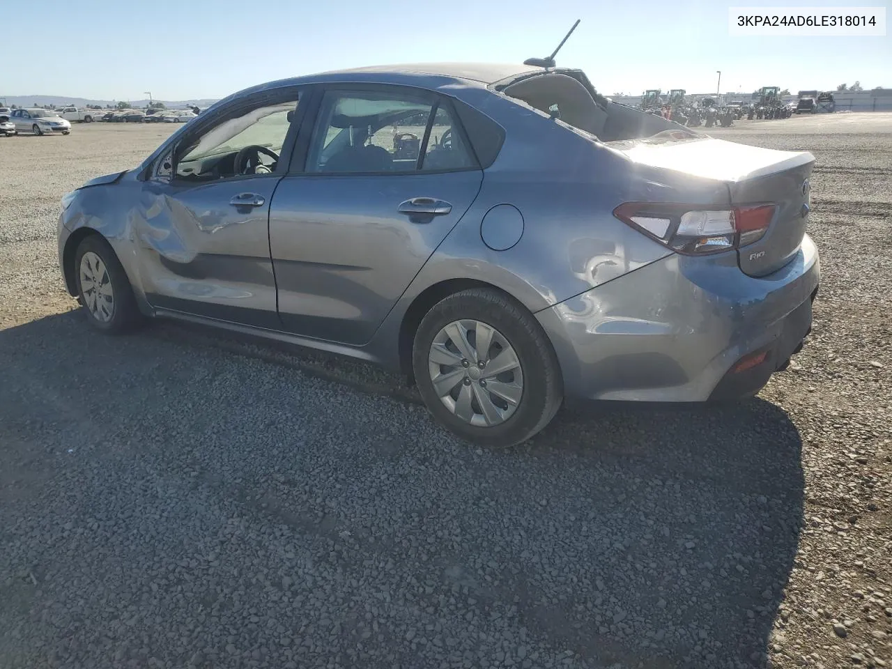 2020 Kia Rio Lx VIN: 3KPA24AD6LE318014 Lot: 68315414