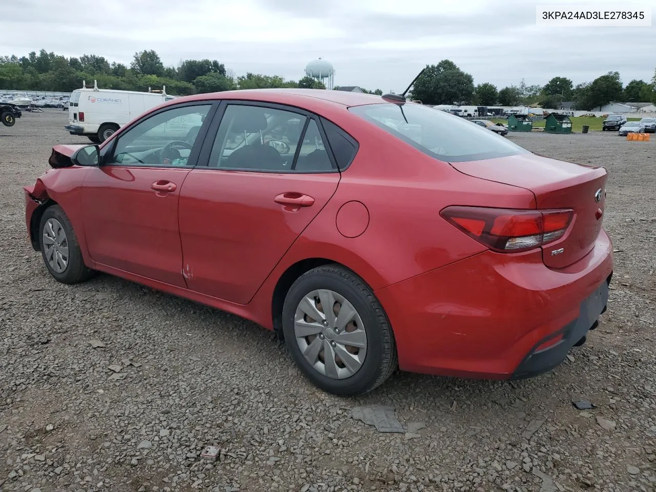 2020 Kia Rio Lx VIN: 3KPA24AD3LE278345 Lot: 68717614