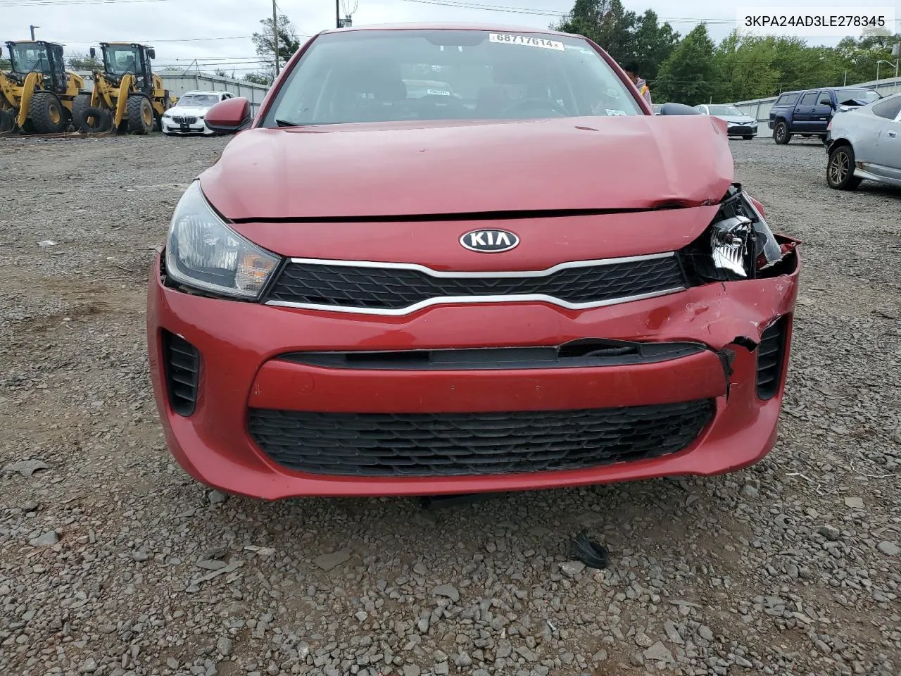 3KPA24AD3LE278345 2020 Kia Rio Lx