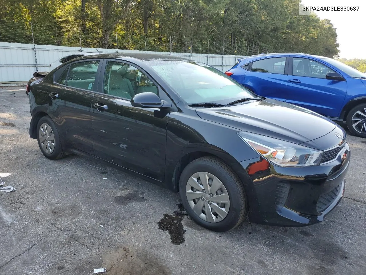 3KPA24AD3LE330637 2020 Kia Rio Lx