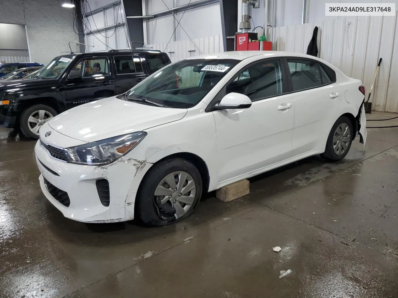 2020 Kia Rio Lx VIN: 3KPA24AD9LE317648 Lot: 69535744