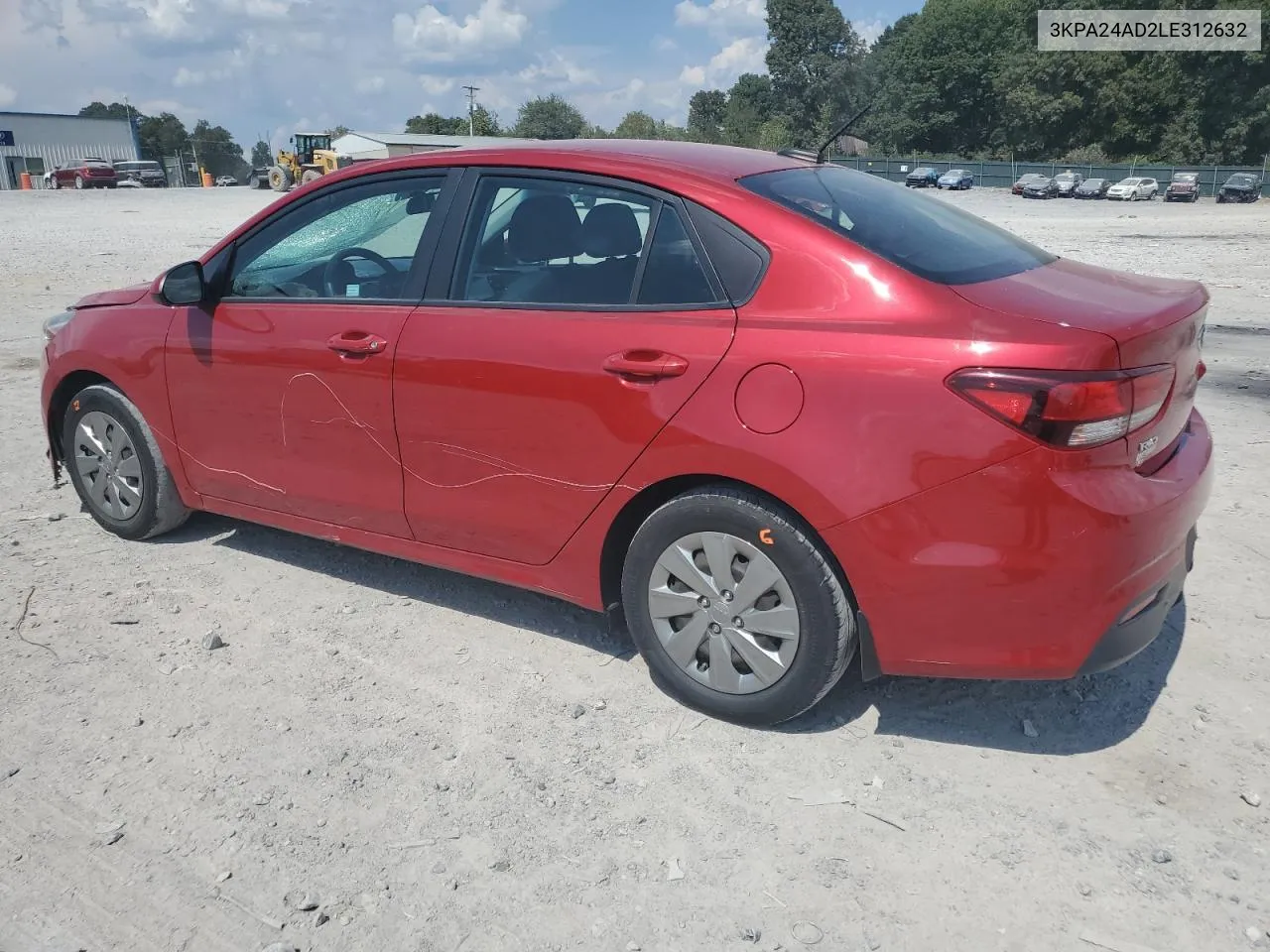 2020 Kia Rio Lx VIN: 3KPA24AD2LE312632 Lot: 69811714