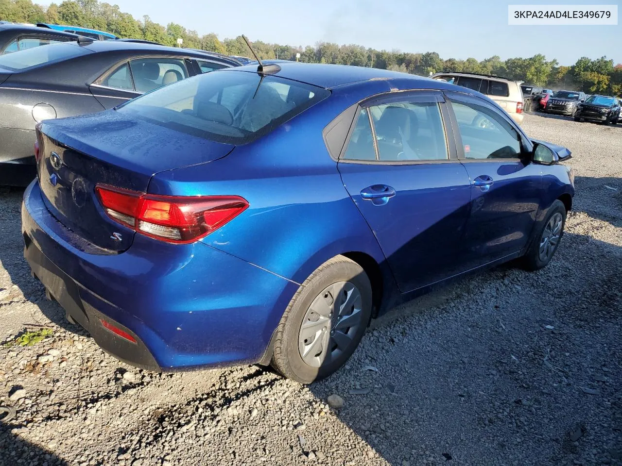 2020 Kia Rio Lx VIN: 3KPA24AD4LE349679 Lot: 70367734