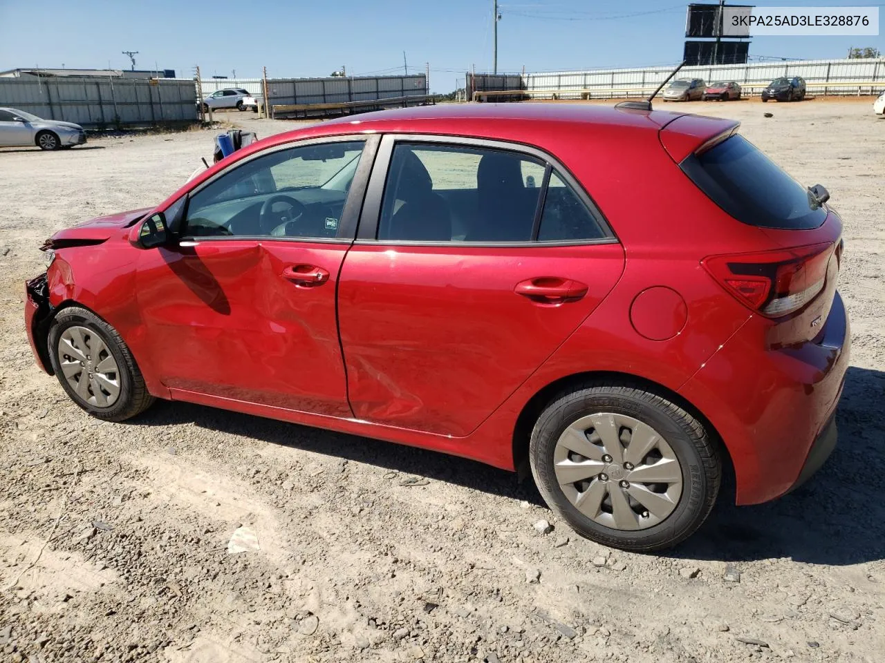 2020 Kia Rio Lx VIN: 3KPA25AD3LE328876 Lot: 70666774