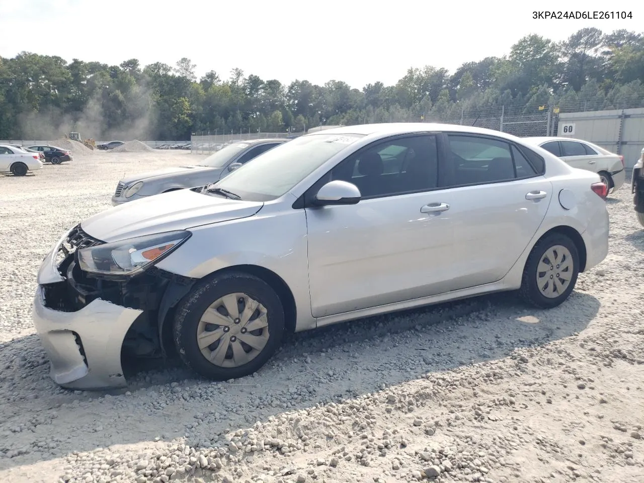 3KPA24AD6LE261104 2020 Kia Rio Lx