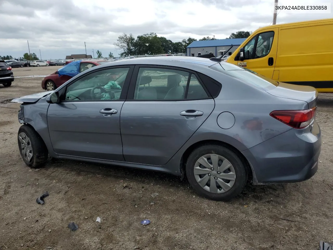 2020 Kia Rio Lx VIN: 3KPA24AD8LE330858 Lot: 71017714