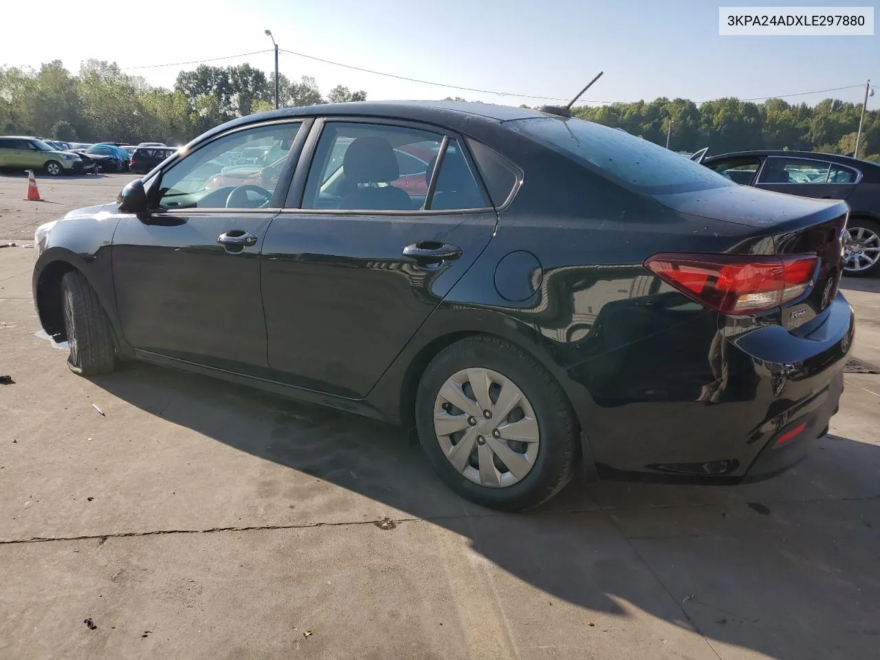 2020 Kia Rio Lx VIN: 3KPA24ADXLE297880 Lot: 71068524