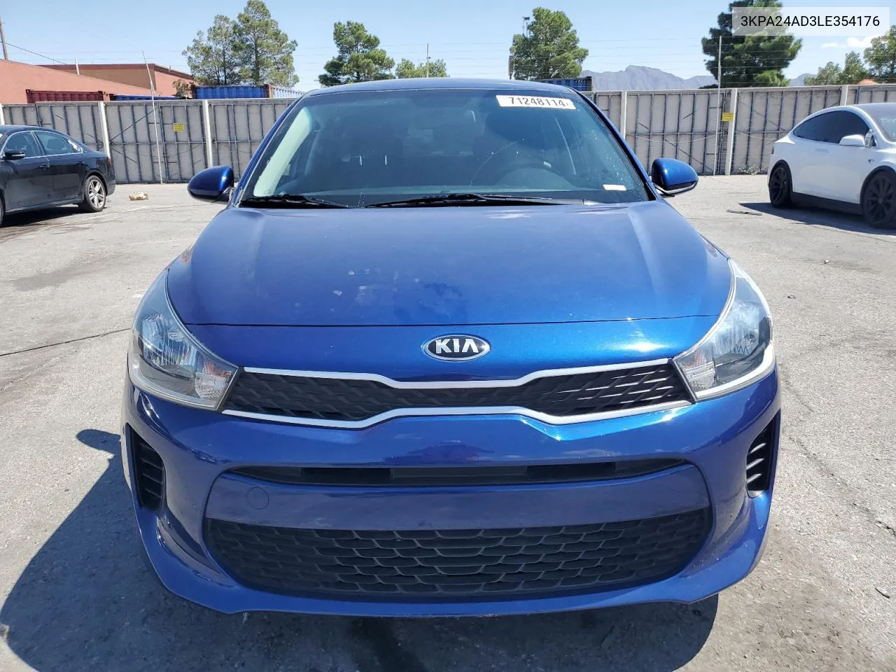 2020 Kia Rio Lx VIN: 3KPA24AD3LE354176 Lot: 71248114