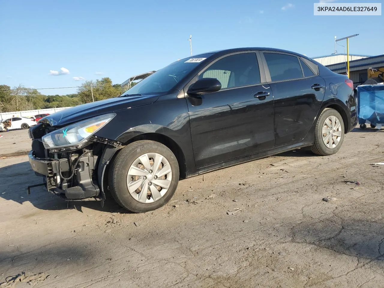 3KPA24AD6LE327649 2020 Kia Rio Lx