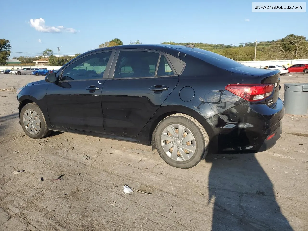 2020 Kia Rio Lx VIN: 3KPA24AD6LE327649 Lot: 71527824