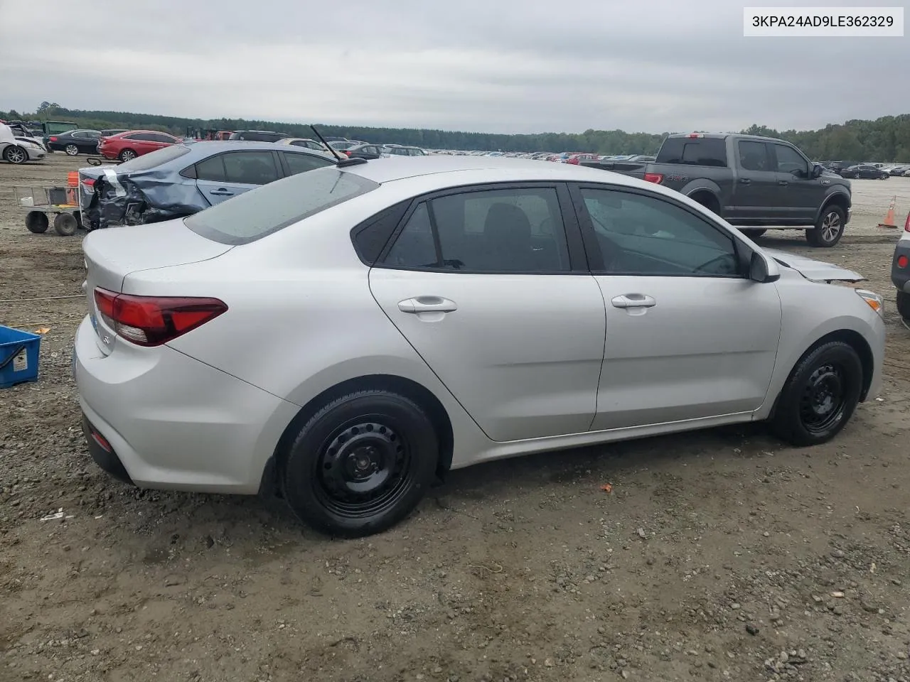 2020 Kia Rio Lx VIN: 3KPA24AD9LE362329 Lot: 71548134