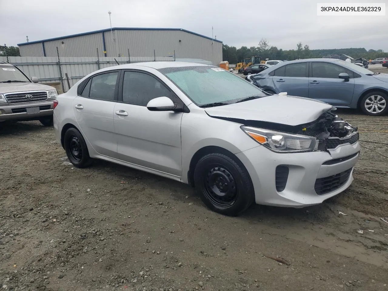 2020 Kia Rio Lx VIN: 3KPA24AD9LE362329 Lot: 71548134