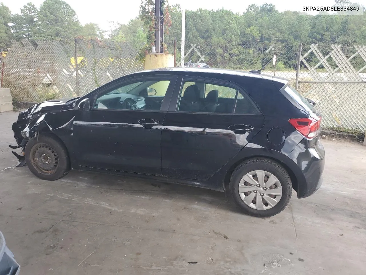 2020 Kia Rio Lx VIN: 3KPA25AD8LE334849 Lot: 71563834