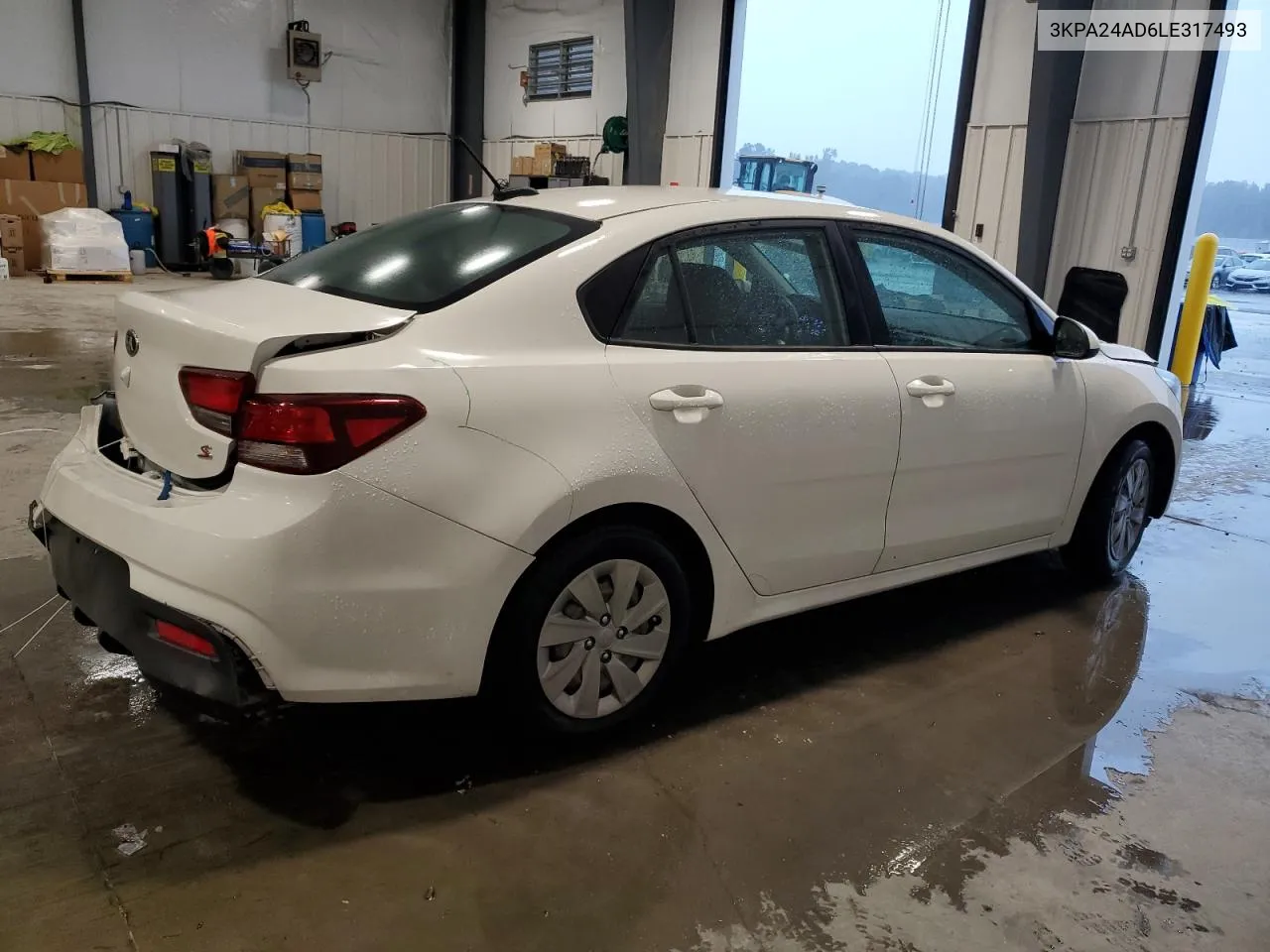 2020 Kia Rio Lx VIN: 3KPA24AD6LE317493 Lot: 71614454