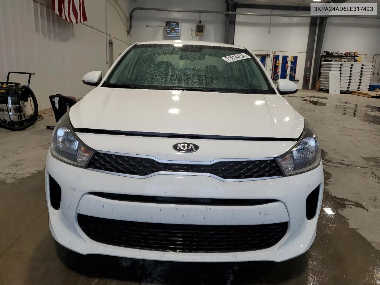 3KPA24AD6LE317493 2020 Kia Rio Lx