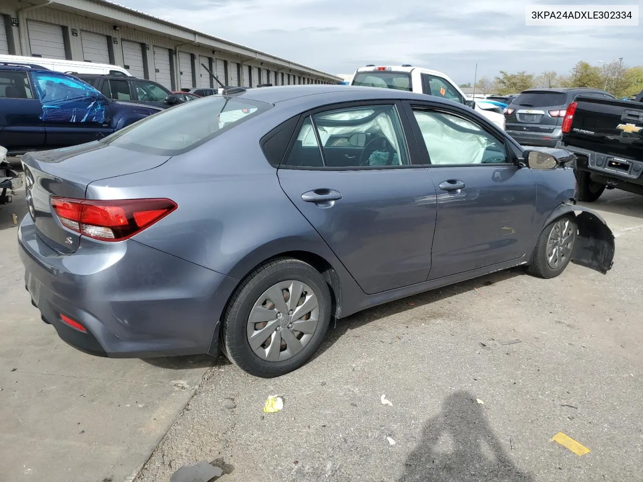 3KPA24ADXLE302334 2020 Kia Rio Lx