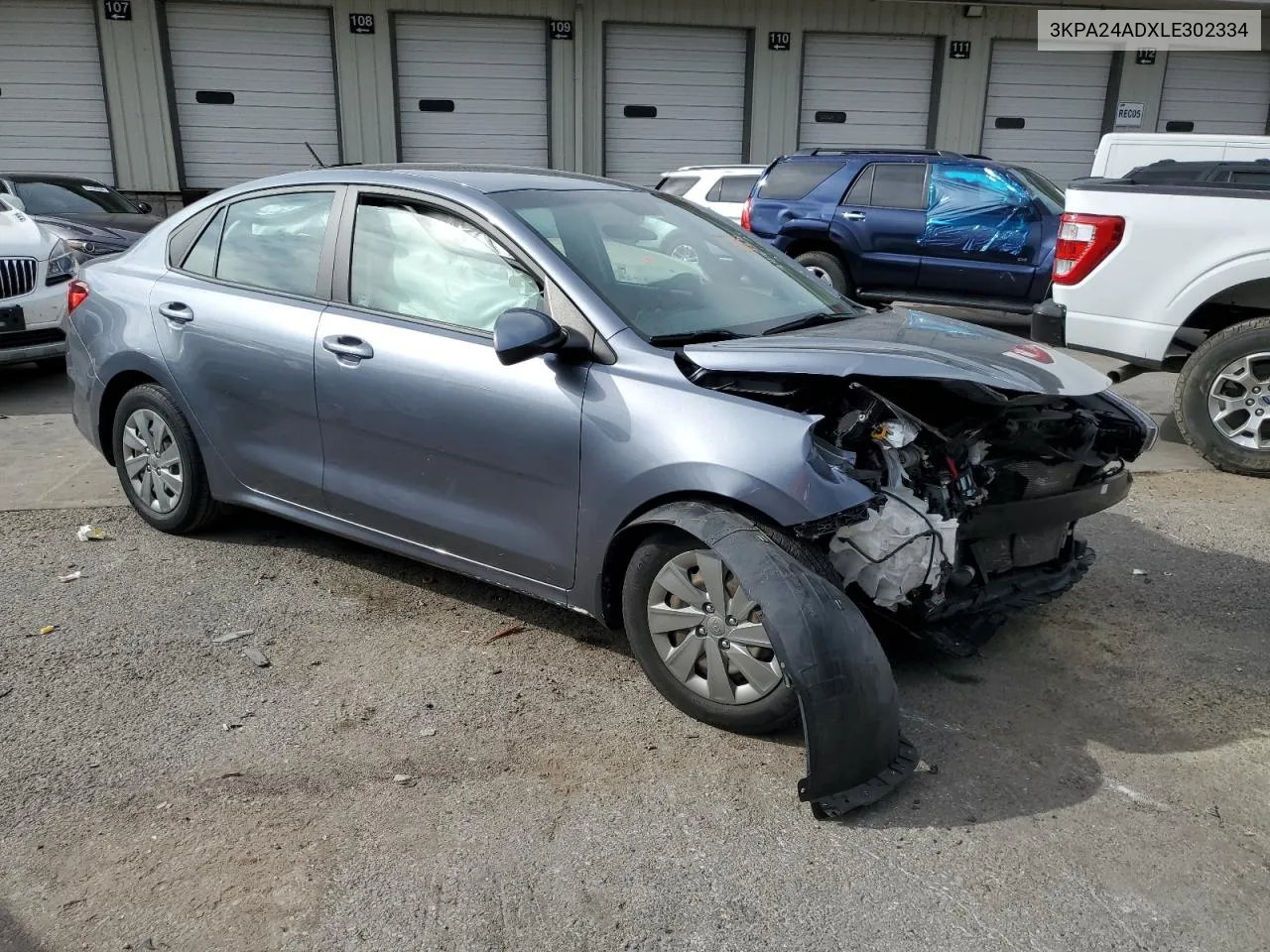 3KPA24ADXLE302334 2020 Kia Rio Lx