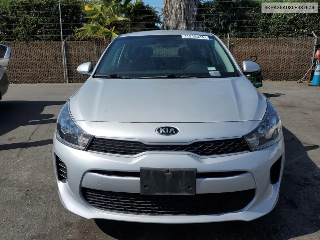 3KPA25AD3LE337674 2020 Kia Rio Lx