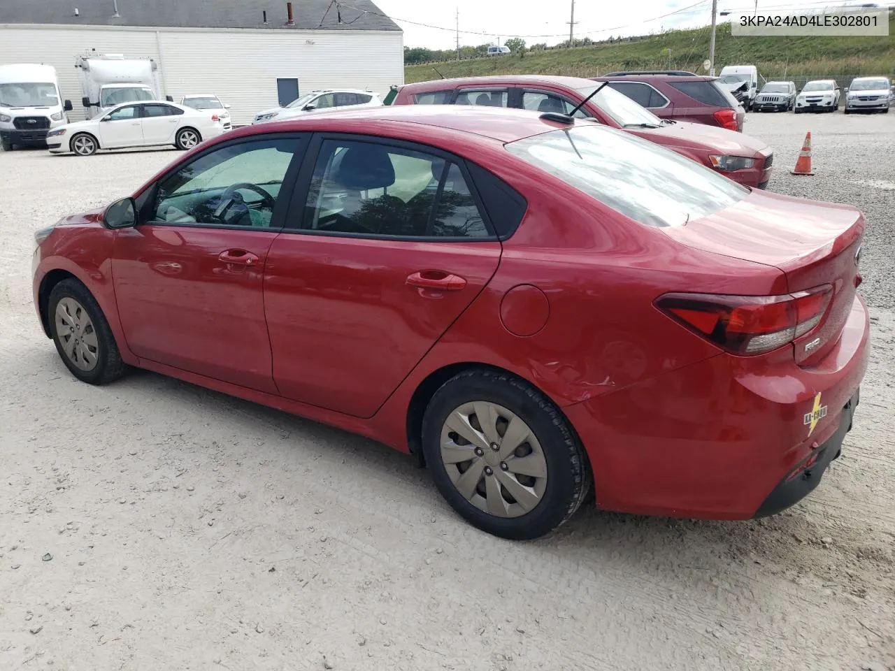 2020 Kia Rio Lx VIN: 3KPA24AD4LE302801 Lot: 72017184