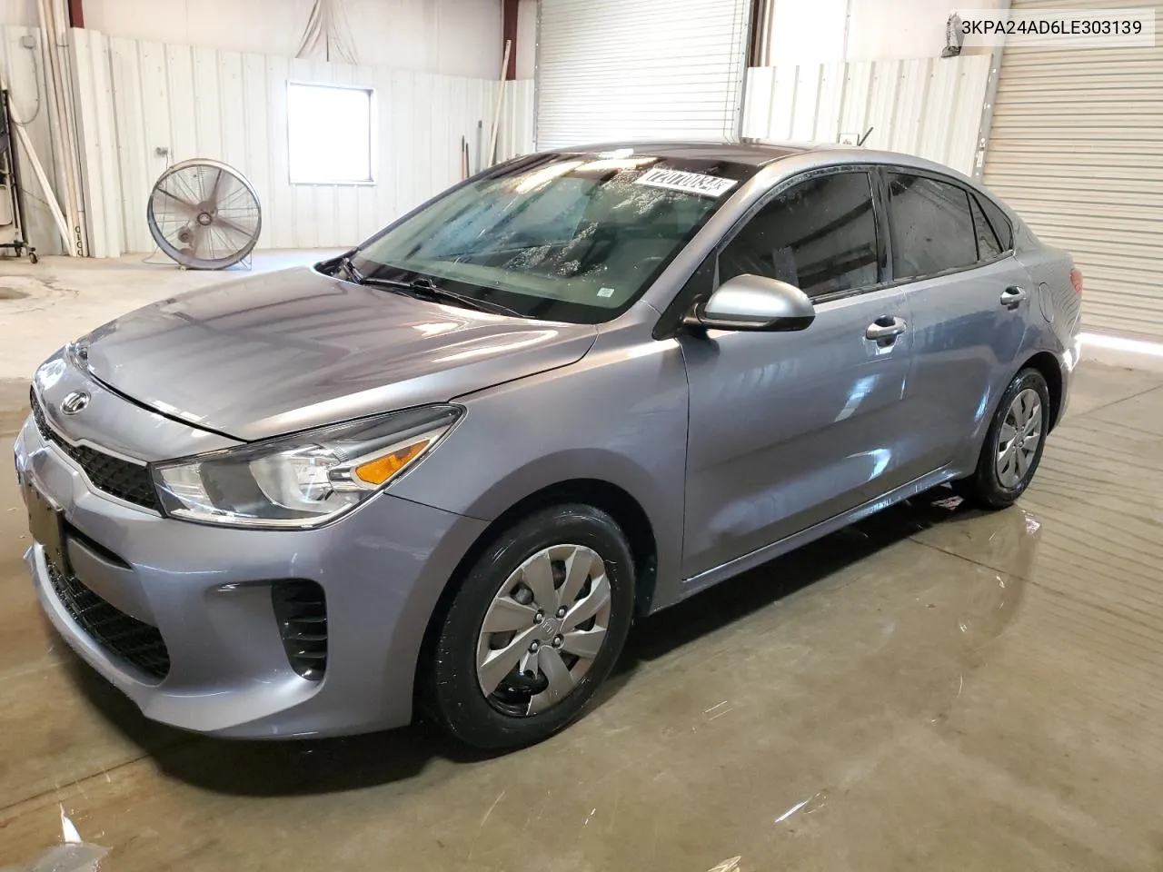 2020 Kia Rio Lx VIN: 3KPA24AD6LE303139 Lot: 72070034