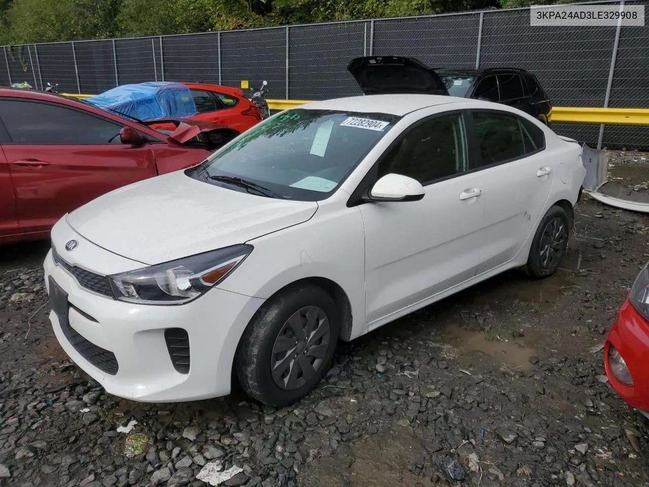 3KPA24AD3LE329908 2020 Kia Rio Lx