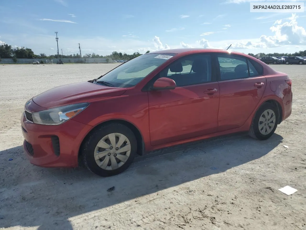 3KPA24AD2LE283715 2020 Kia Rio Lx