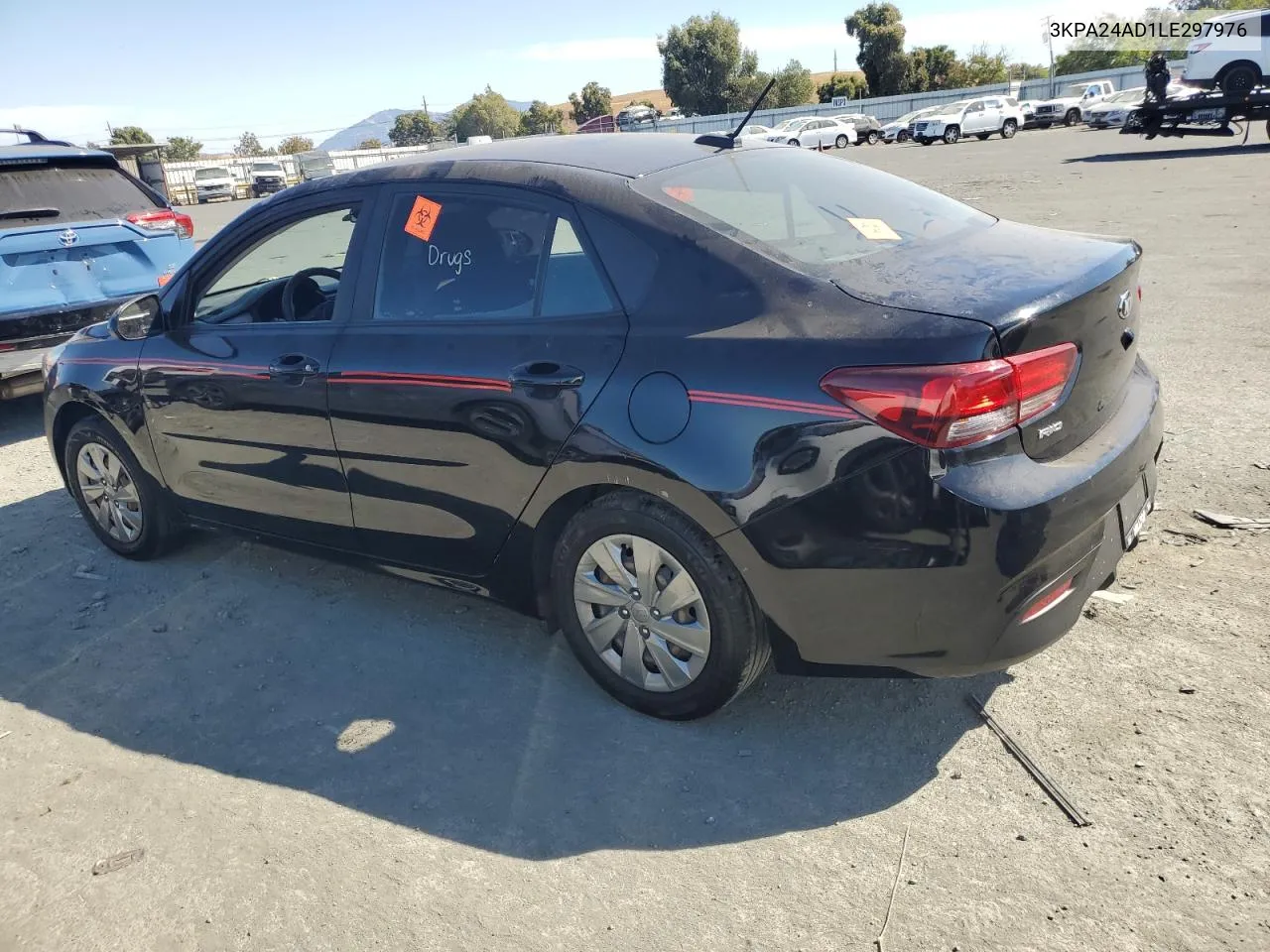 2020 Kia Rio Lx VIN: 3KPA24AD1LE297976 Lot: 72382314