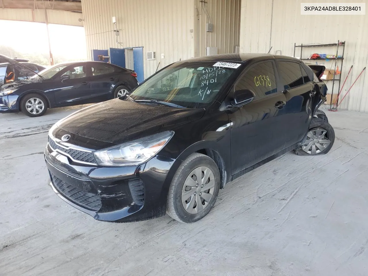 2020 Kia Rio Lx VIN: 3KPA24AD8LE328401 Lot: 73467223