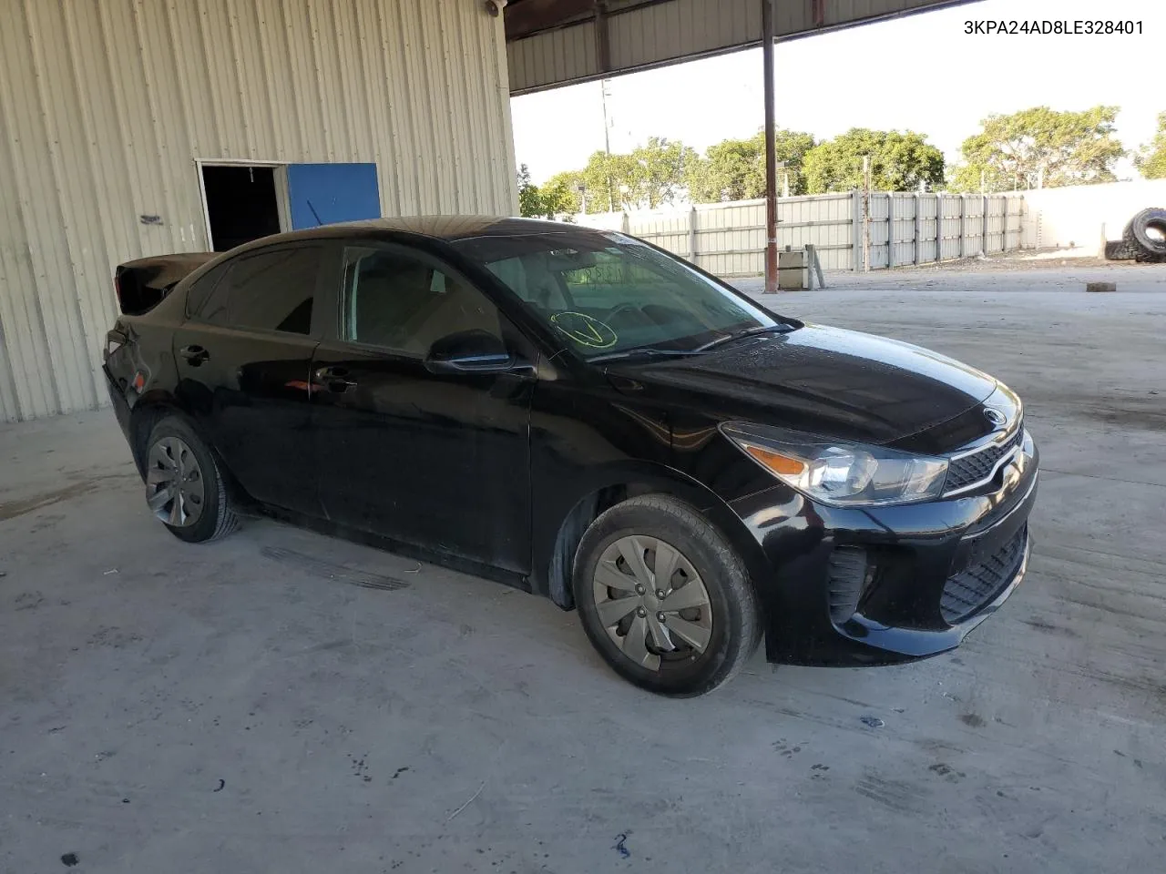 2020 Kia Rio Lx VIN: 3KPA24AD8LE328401 Lot: 73467223