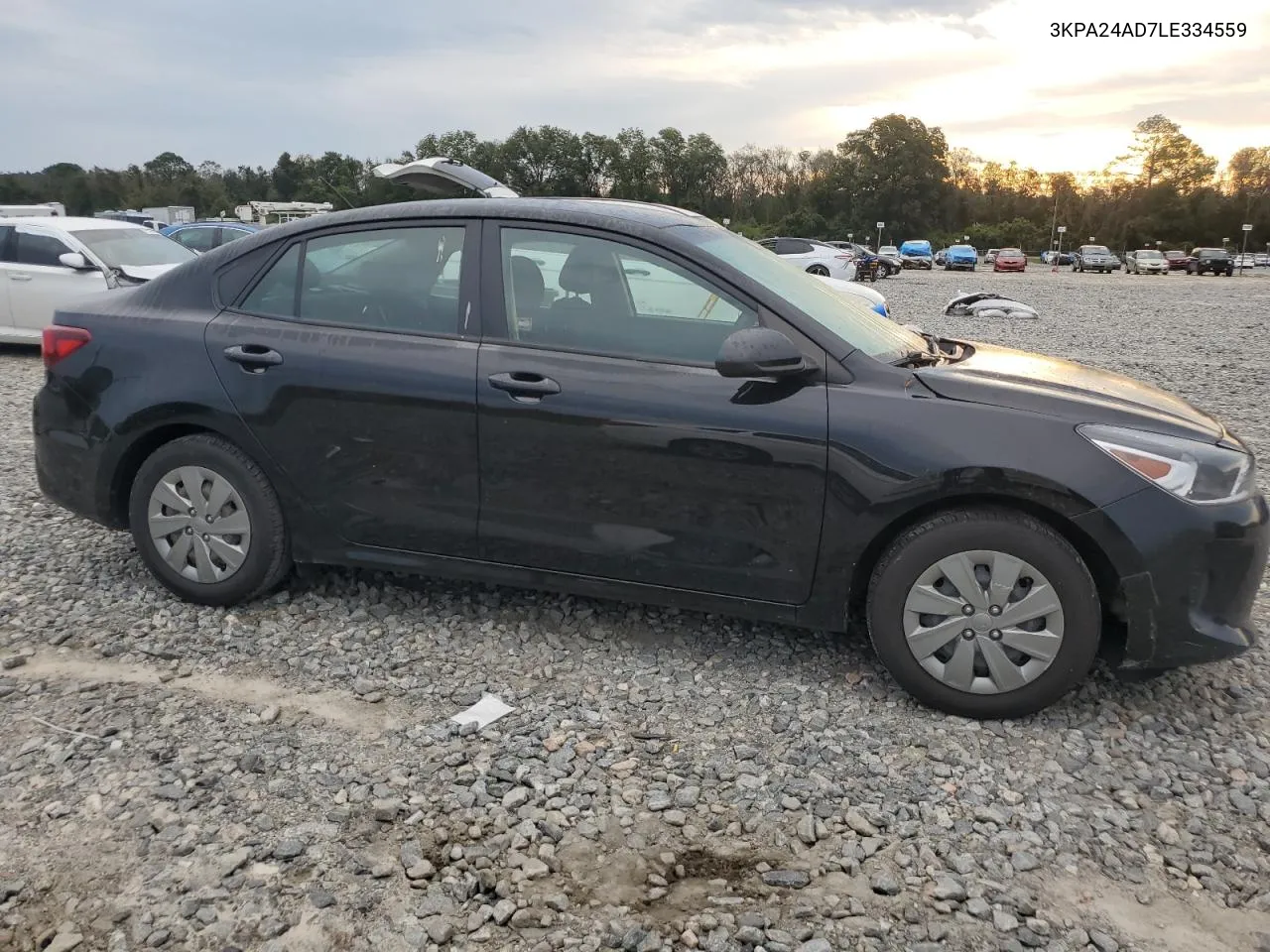 2020 Kia Rio Lx VIN: 3KPA24AD7LE334559 Lot: 73894294