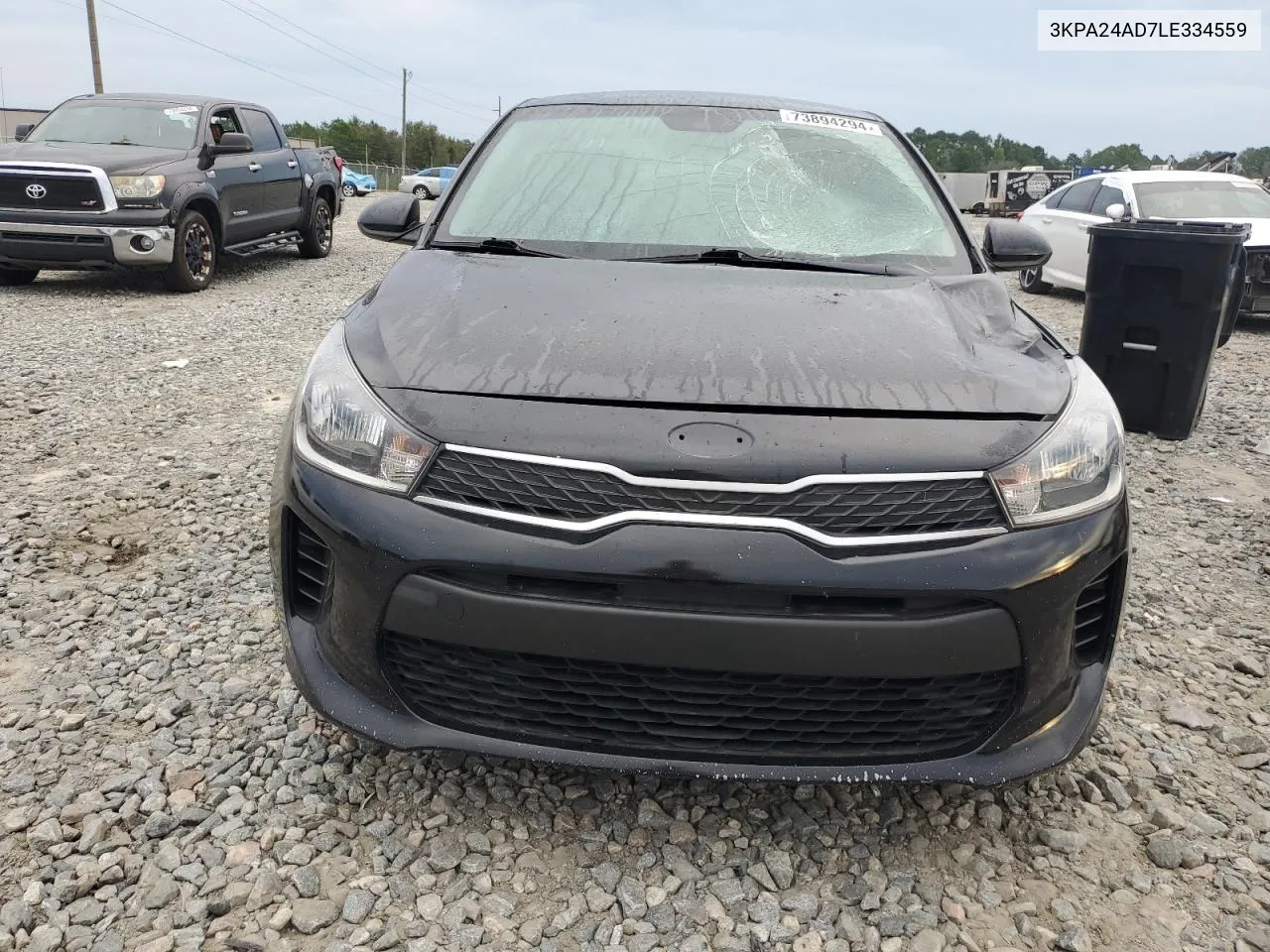 2020 Kia Rio Lx VIN: 3KPA24AD7LE334559 Lot: 73894294