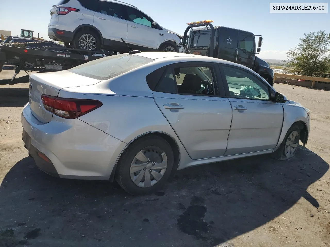 2020 Kia Rio Lx VIN: 3KPA24ADXLE296700 Lot: 74048364