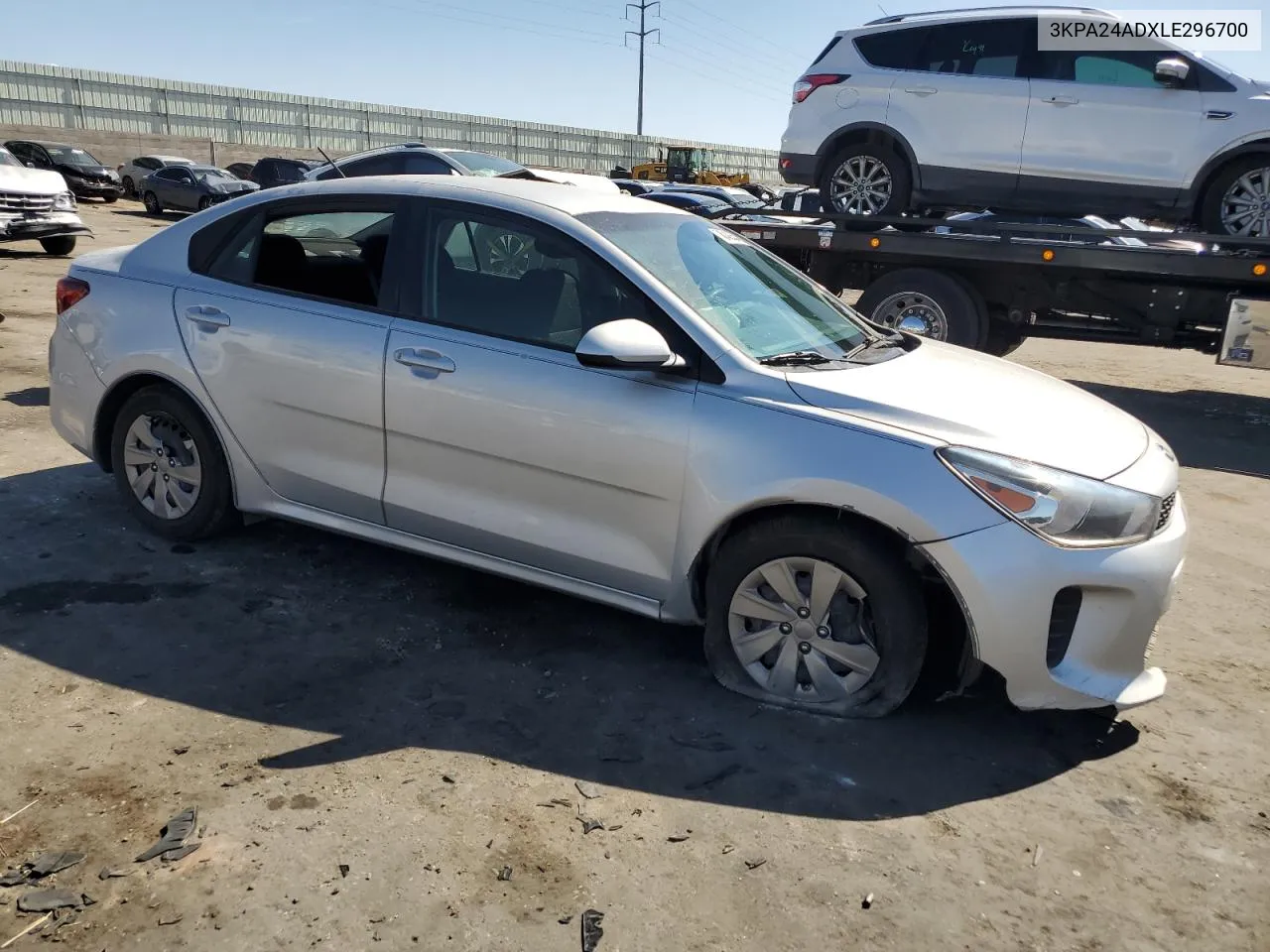 2020 Kia Rio Lx VIN: 3KPA24ADXLE296700 Lot: 74048364