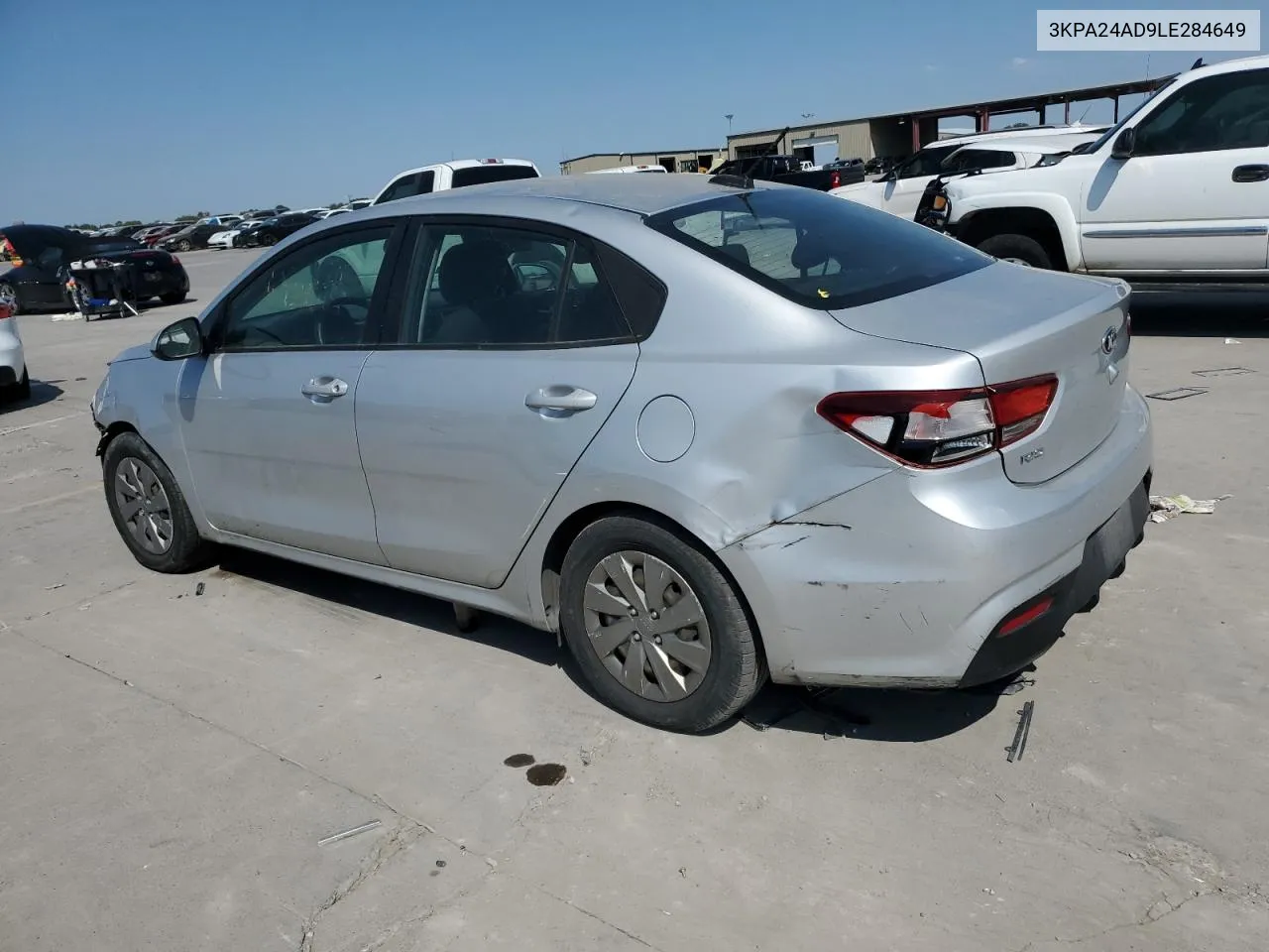 2020 Kia Rio Lx VIN: 3KPA24AD9LE284649 Lot: 75269914