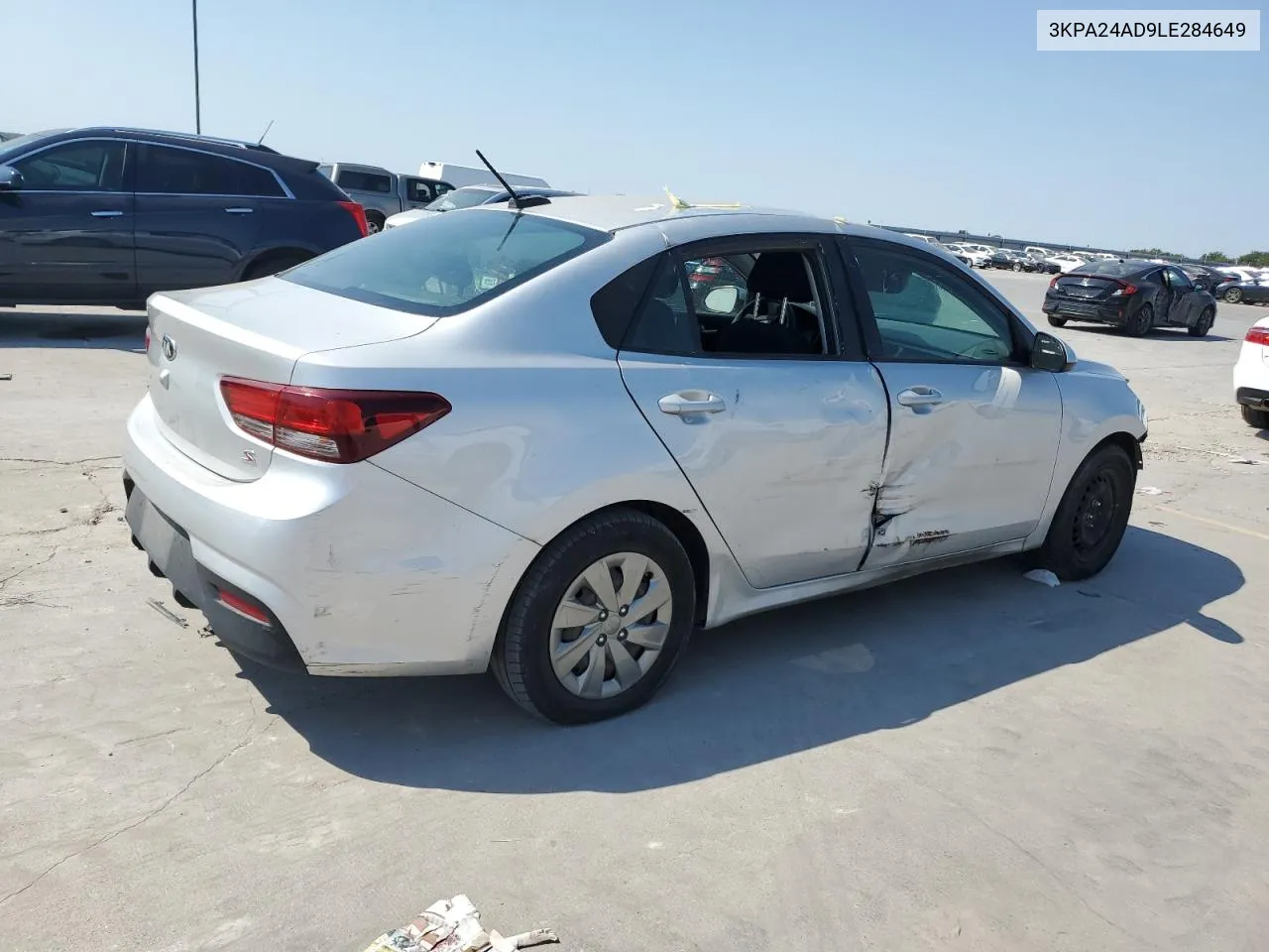 2020 Kia Rio Lx VIN: 3KPA24AD9LE284649 Lot: 75269914