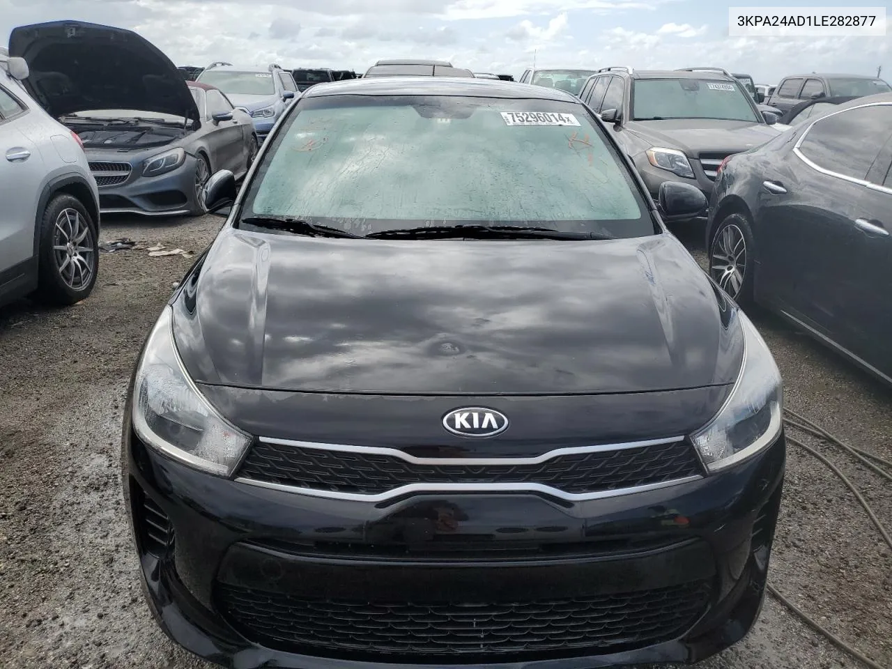 2020 Kia Rio Lx VIN: 3KPA24AD1LE282877 Lot: 75296014