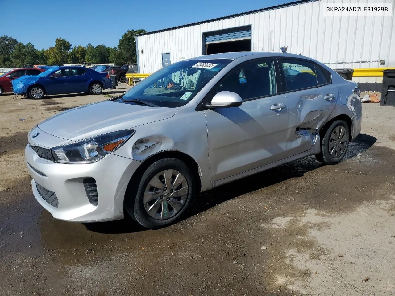 2020 Kia Rio Lx VIN: 3KPA24AD7LE319298 Lot: 75452604