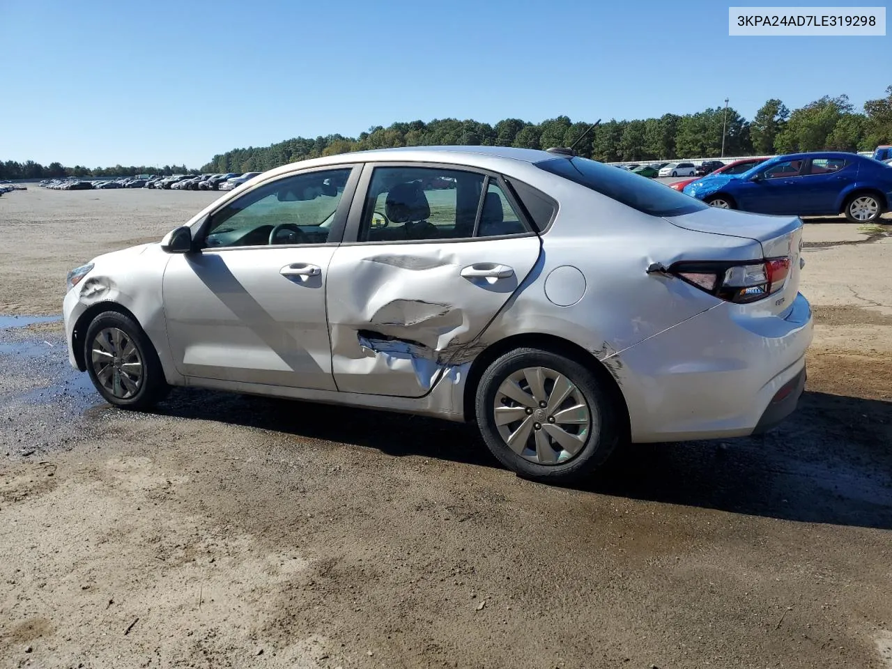 2020 Kia Rio Lx VIN: 3KPA24AD7LE319298 Lot: 75452604