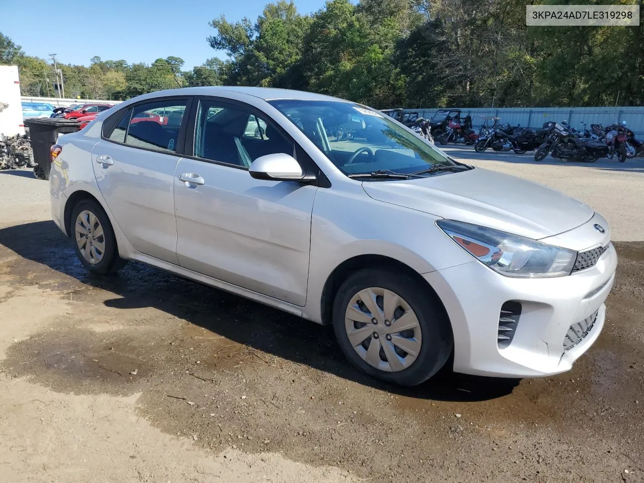 2020 Kia Rio Lx VIN: 3KPA24AD7LE319298 Lot: 75452604