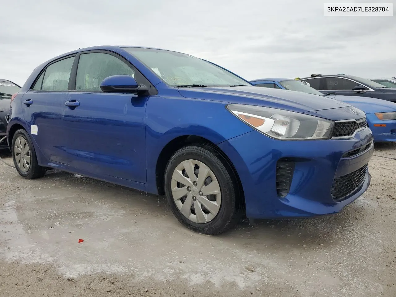 2020 Kia Rio Lx VIN: 3KPA25AD7LE328704 Lot: 76473894