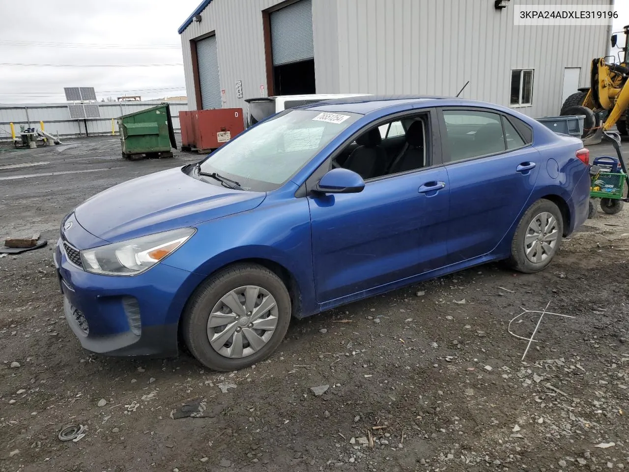 2020 Kia Rio Lx VIN: 3KPA24ADXLE319196 Lot: 76551254