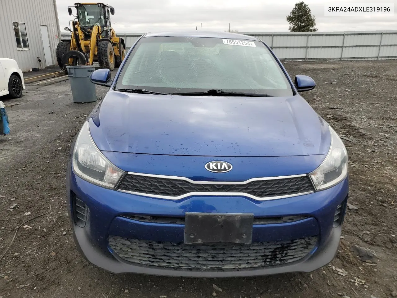 2020 Kia Rio Lx VIN: 3KPA24ADXLE319196 Lot: 76551254