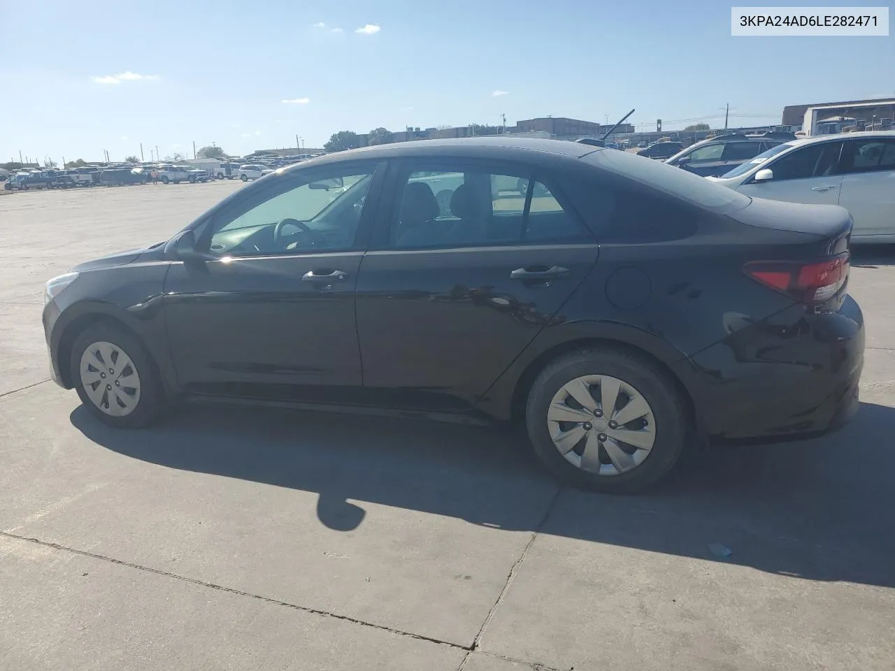 2020 Kia Rio Lx VIN: 3KPA24AD6LE282471 Lot: 77480084