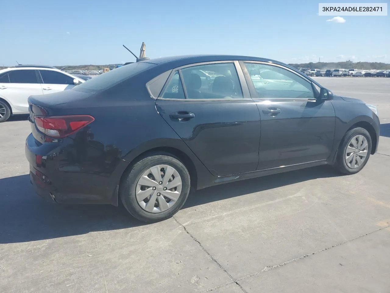 2020 Kia Rio Lx VIN: 3KPA24AD6LE282471 Lot: 77480084